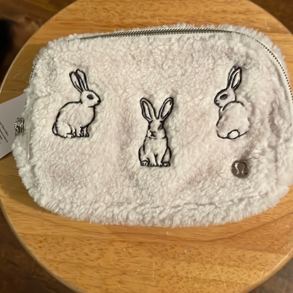Lululemon belt bag Lunar New Year silver rabbit design! Sold out online/stores! - Picture 3 of 3